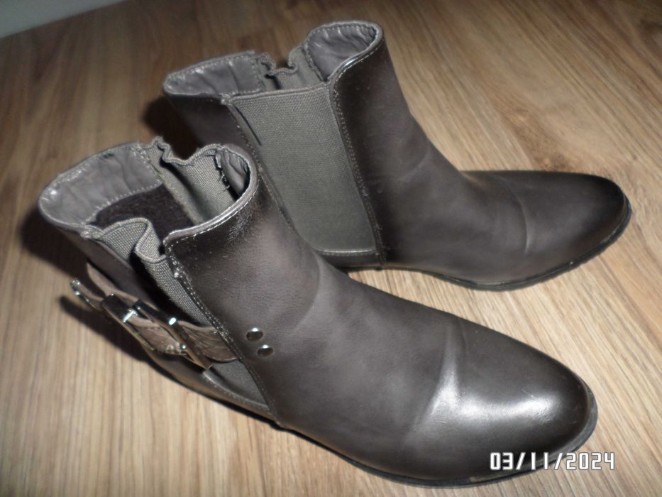 zimowe śliczne botki-krótkie kozaczki-rozm-38