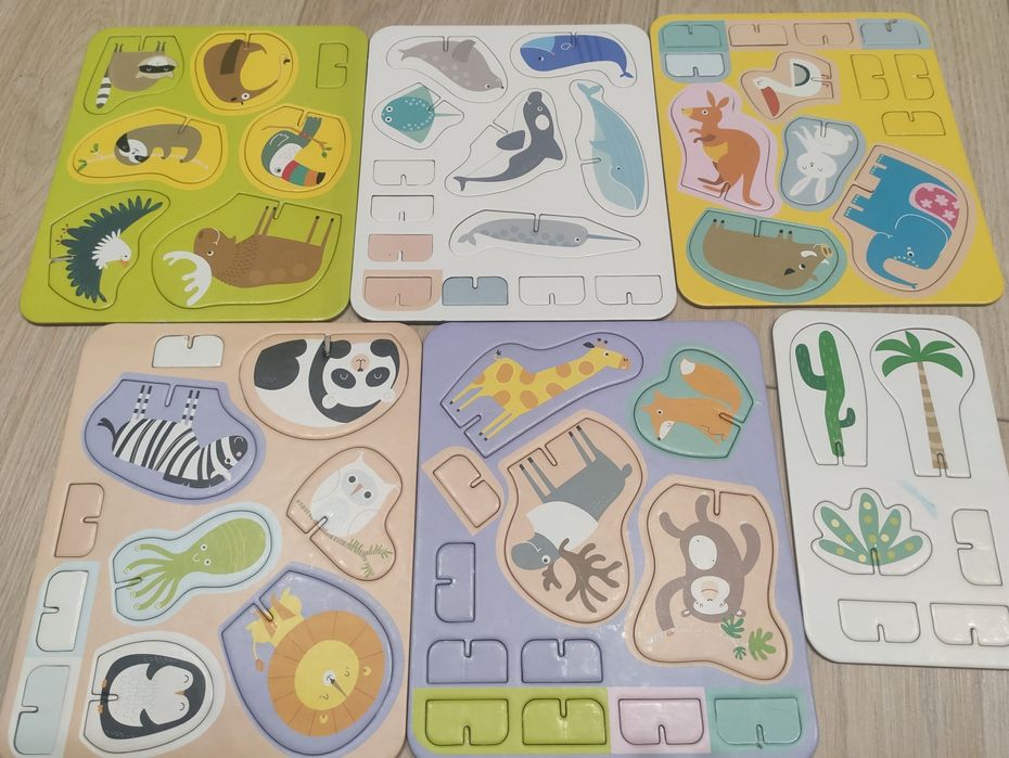 Puzzle CzuCzu Mapa świata 3+