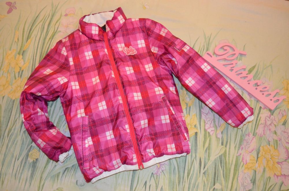 двухсторонняя лыжная куртка 6-7 лет