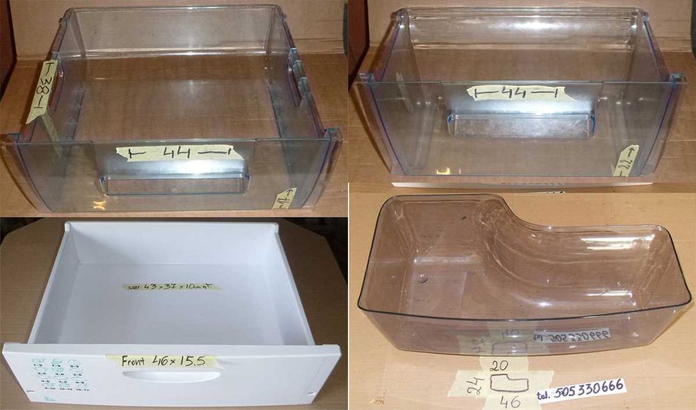 Front szuflady pojemnik balkonik ramka półki Amica