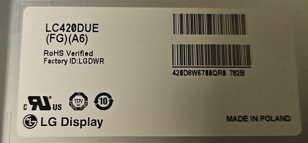 LG 42 model LC420DUE