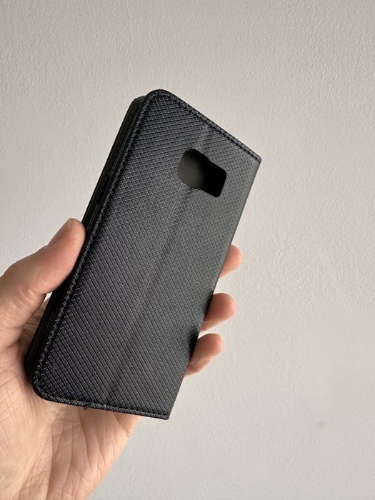 Etui z klapką zamykane + SZKŁO do SAMSUNG GALAXY S7