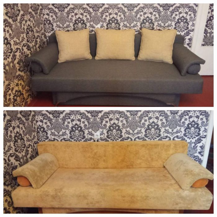 Перетяжка та ремонт м'яких меблів