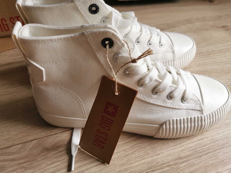 Tenisówki trampki big star 40 biale