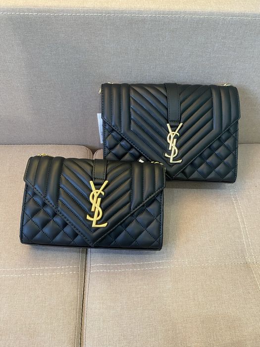 Сумка yves saint laurent envelope чорна