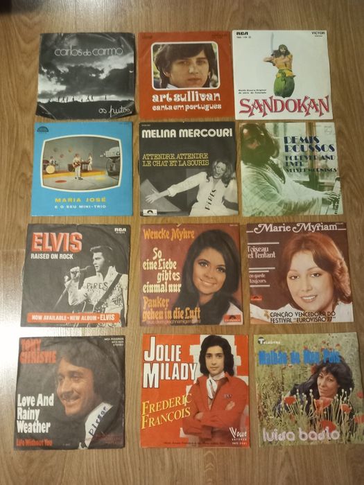 Singles de Vinil lote completo 15€