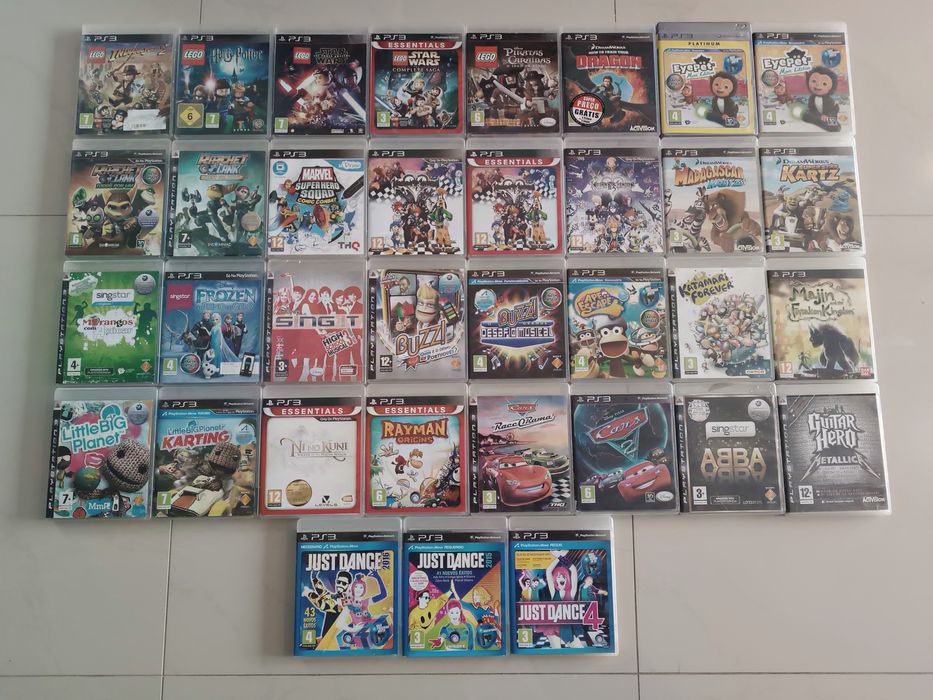 Jogos PlayStation 3 (PS3) - Preços na descrição