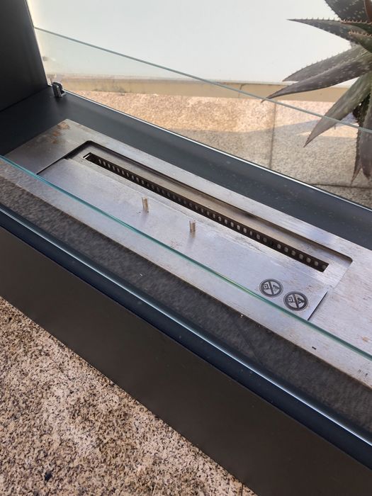 Lareira exterior a Bioetanol