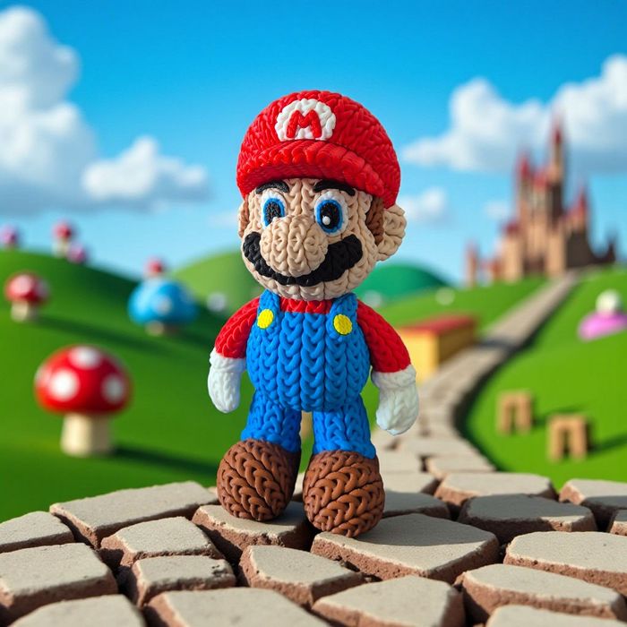 Figura Super Mario 3D – 23cm