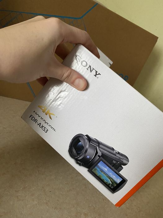 Нова відеокамера Sony 4k FDR-AX53