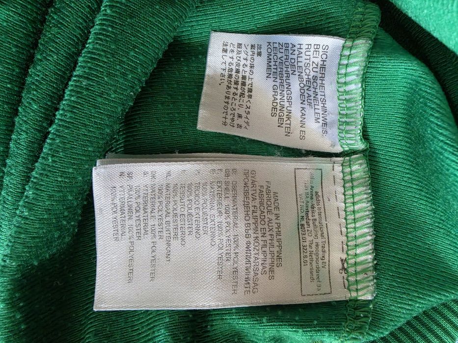 Zielona rozpinana bluza Adidas M