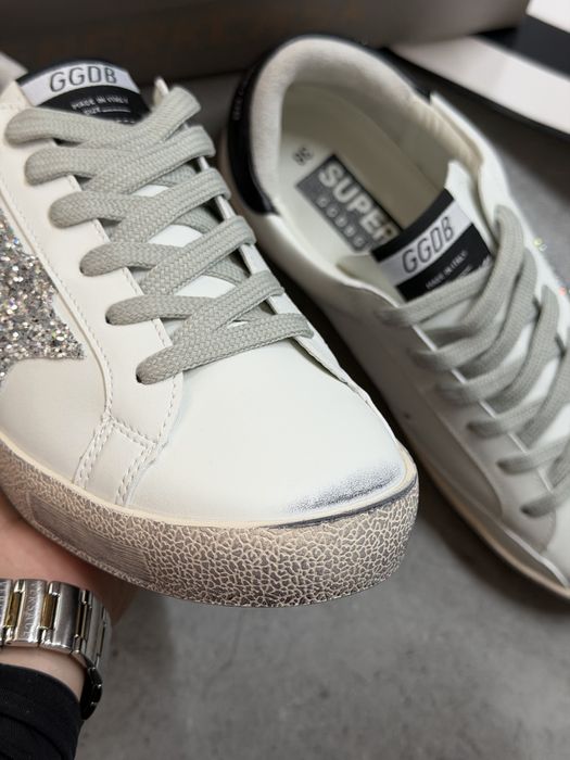 Кеди golden goose білі 37,38 голден гуси