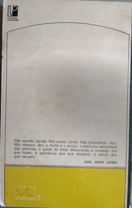 José Jorge Letria	- - -		A Arte de Armar	- - - - -	Livro