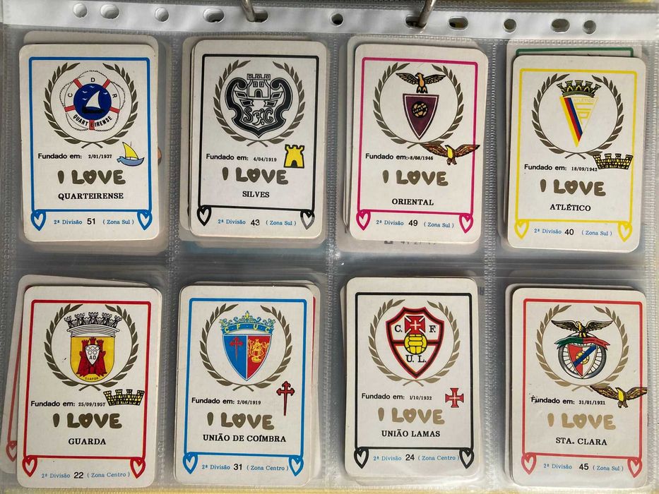 Calendários Antigos de Futebol - Clubes Portugueses (preço unitário)