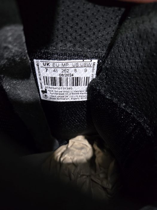 Botas haix Black eagle athletic 2.0t high sidezipper fecho