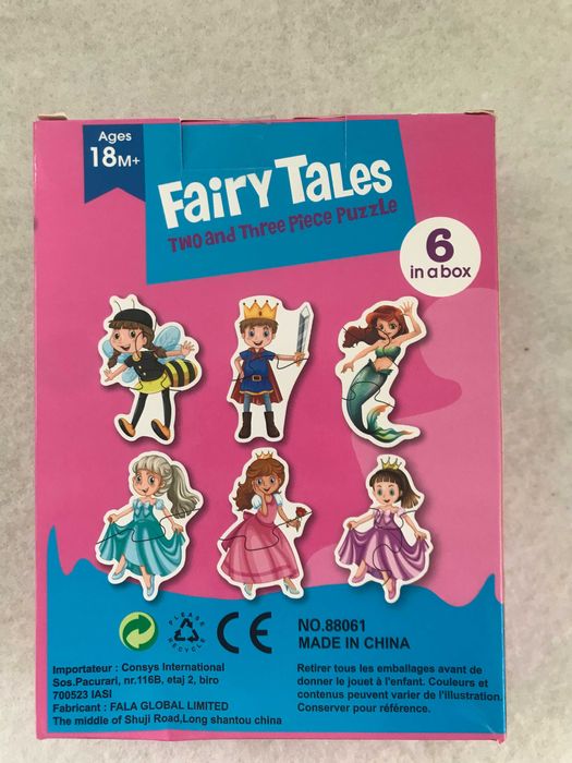 Puzzle de duas e três peças