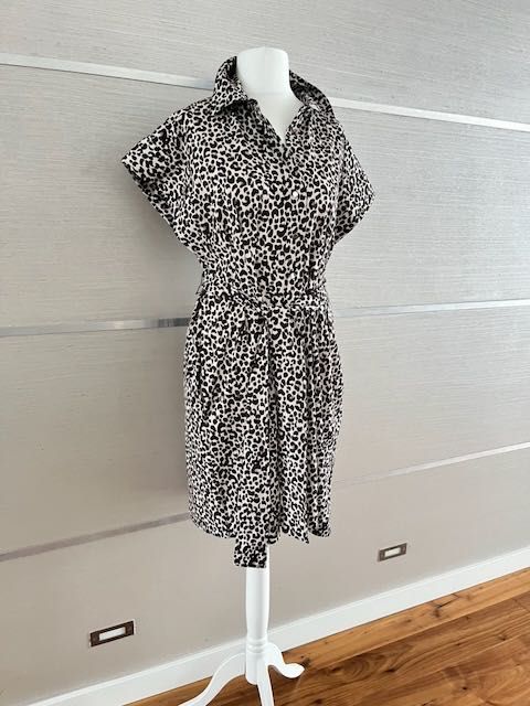 sukienka w panterkę DKNY r 42