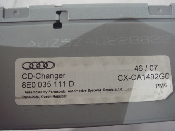 Leitor Cd Changer Audi A4 (8Ec, B7)