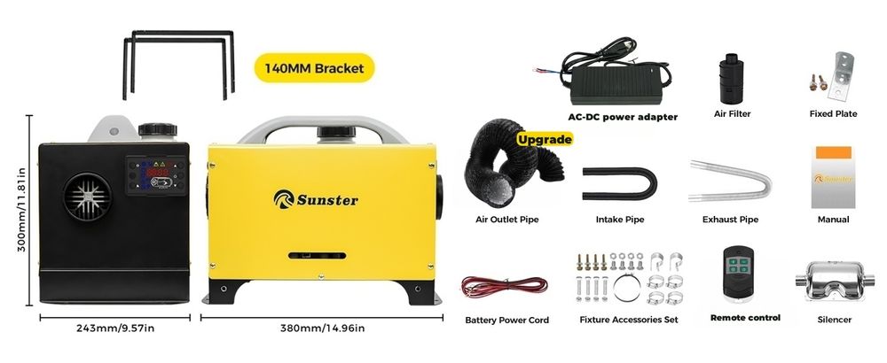Webasto, nagrzewnica, ogrzewanie busa, kamper, przyczepa, łódź  8kw