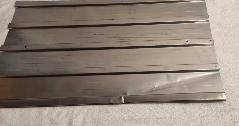 Podwyższona donica rdzawa 240x80x45 cm stal kortenowska vidaXL