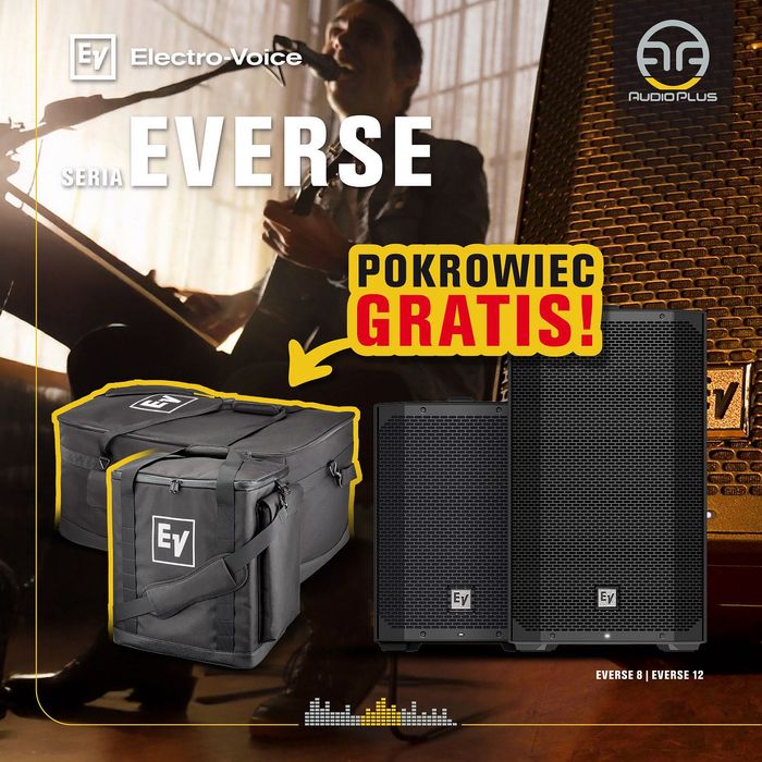 ELECTRO-VOICE EVERSE 8 akumulatorowy głośnik Pokrowiec Gratis
