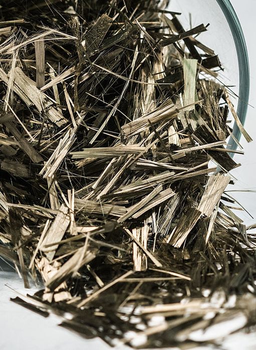 Фибра базальтовая, длина волокна 12мм