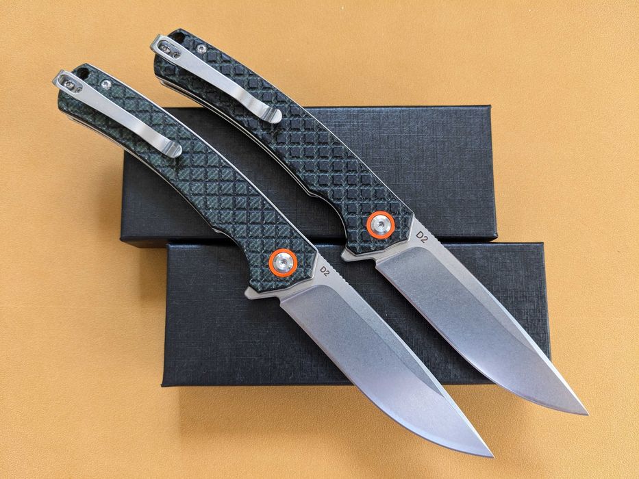 Нож TunaFire GT964. micarta. D2 steel. складной нож. ніж складний