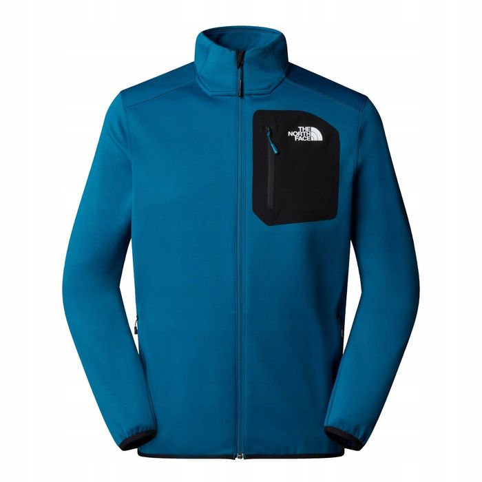 Bluza polar The North Face Crest FZ XL MINERAL INK-BLACK - OKAZJA!