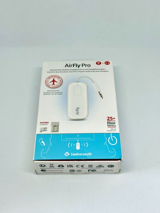 Adapter Bluetooth Twelve South AirFly Pro | AirPods | Samolot | Double-Jack