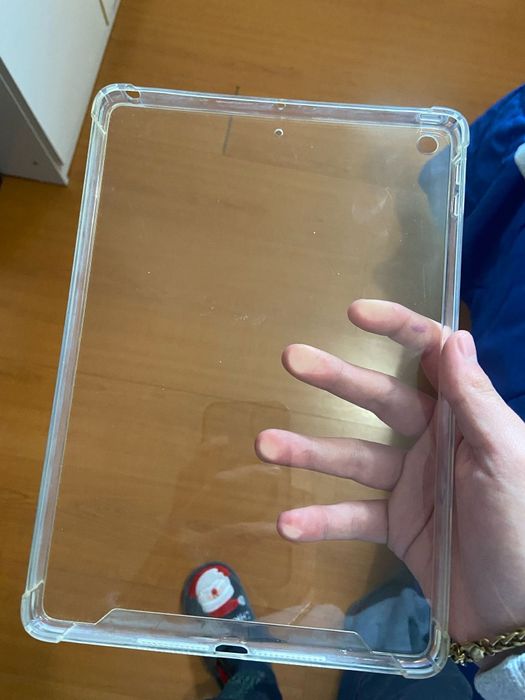 Capa ipad 5 e 6 geraçao de 9.7 cor transparente ( Portes grátis)