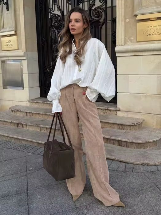 Вельветові штани, вельвет, брюки, бежеві, якісні