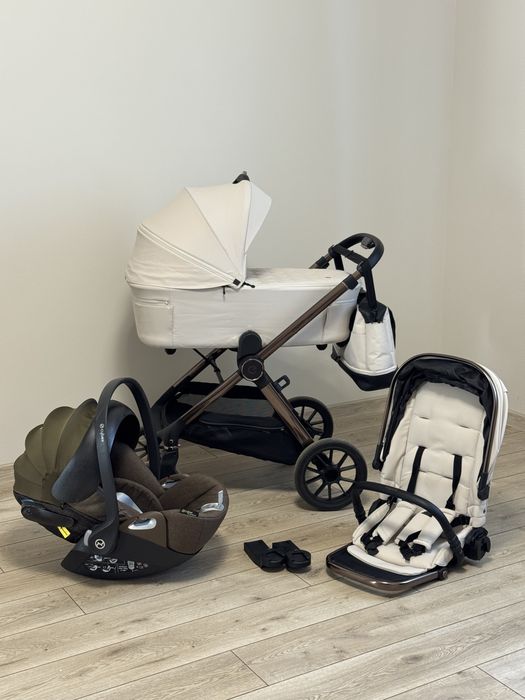 Продам коляску та  прогулянковий блок Espiro Code 2025 року + автолюлька Cybex