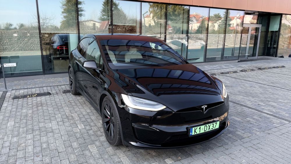 Tesla Model X Plaid 2023 Salon Polska