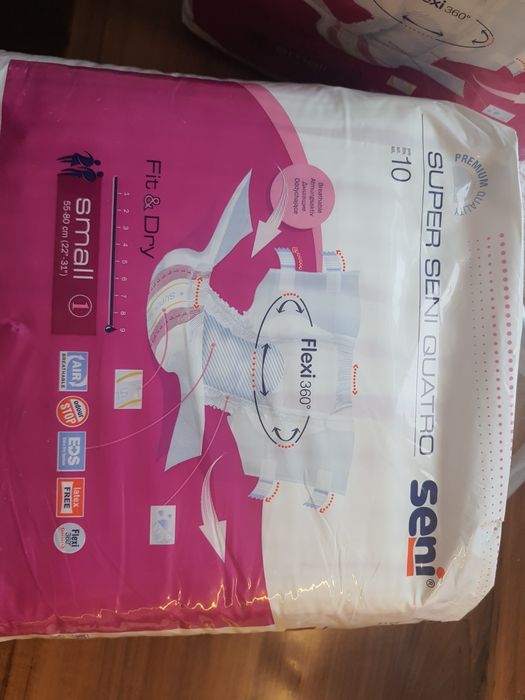 Pieluchy seni super quatro s 4 opakowania