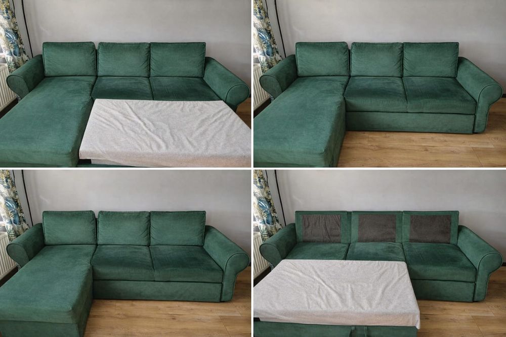 Narożnik z funkcją spania