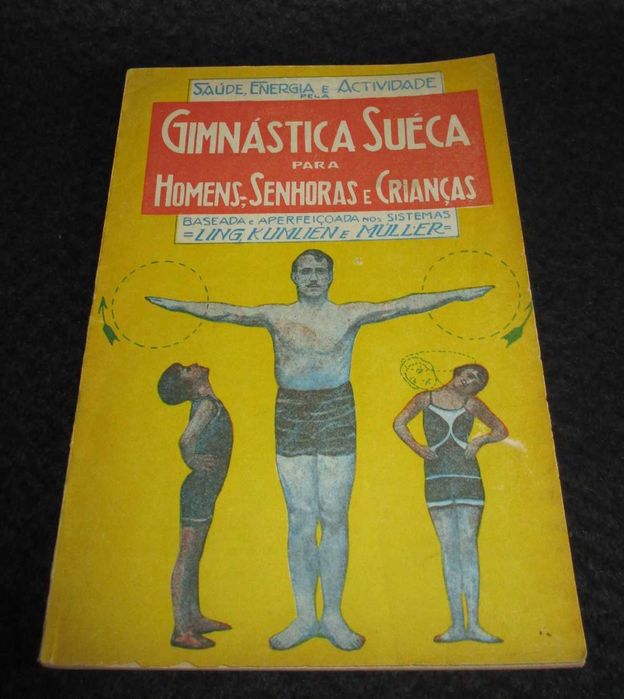 Livro Gimnástica Suéca para Homens Senhoras e Crianças