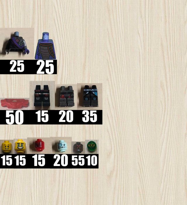 Оригінальні нові фігурки (Паки) Лего Ніндзяго з журналів