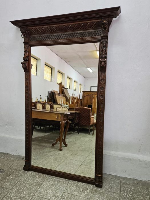 Duże lustro neorenesansowe Francja /