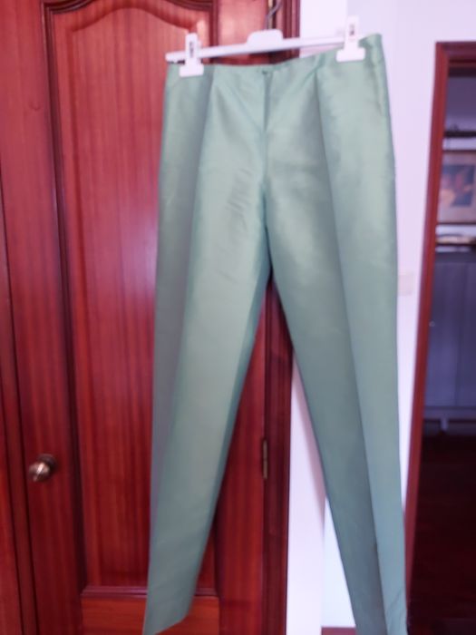 Conjunto de Cerimónia, verde alface, da Tintoretto.