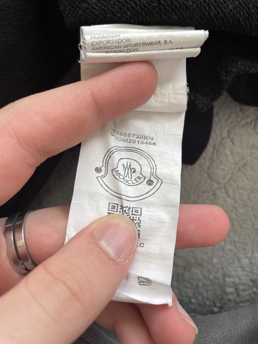 Moncler Grenoble худі з капюшоном, XL, чорне