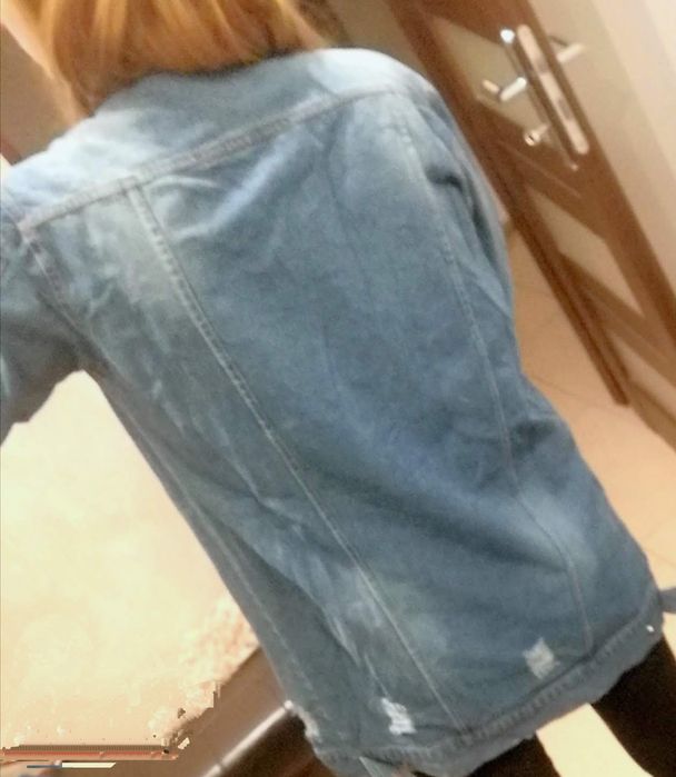 Nowa długa jeansowa katana