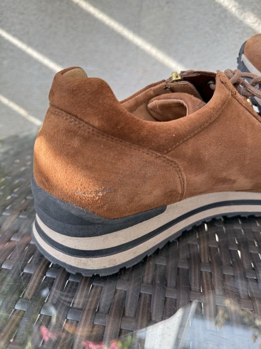 Brązowe sneakersy Gabor Comfort 7½H – skórzane wnętrze EU41