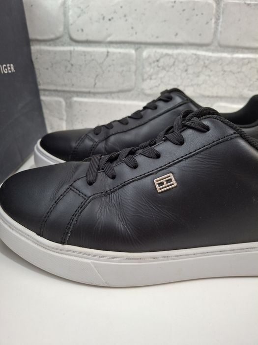 Sneakersy skórzane trampki Tommy Hilfiger r.38 skóra naturalna