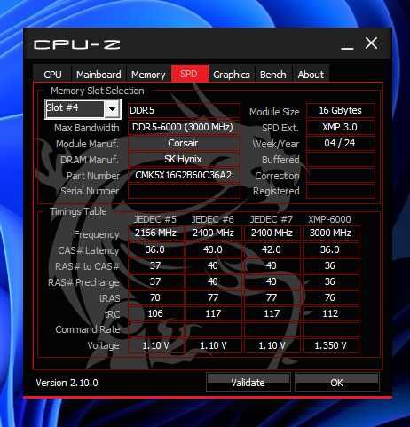 Модуль пам'яті Corsair DDR5 32GB (2x16) 6000MHz VENGEANCE