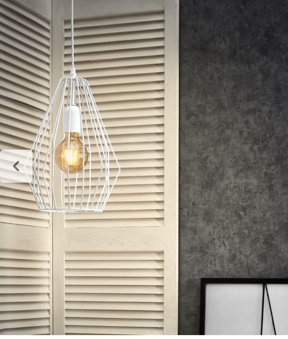 Lampa wisząca Brylant biała E27 TK Lighting