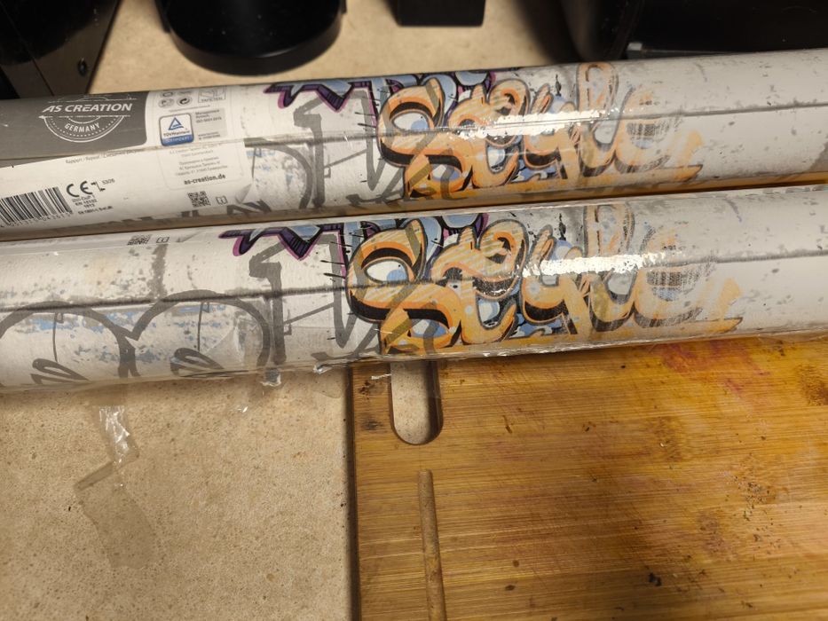 Tapeta młodzieżowa dziecięca grafiti 2szt