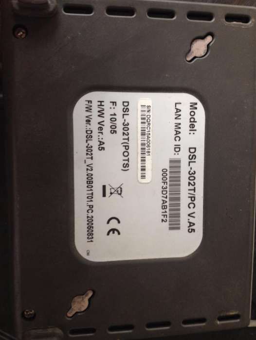 ADSL modem router with 1 port, D-Link DSL-302T64298084044930121