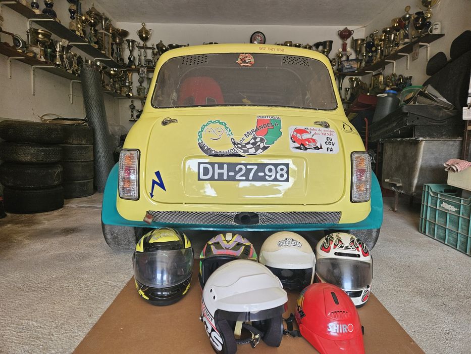 Minis, de competição ganhador,  mini 1000 verde  e mini  preto d 1967