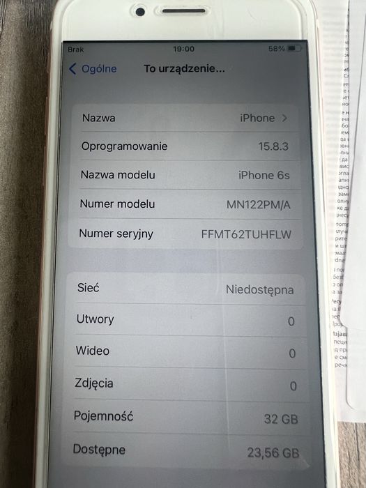 iPhone 6s 32 GB Rose Gold Bateria 100%