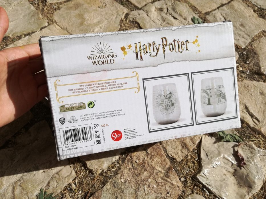 Conjunto de Copos cristal Harry Potter